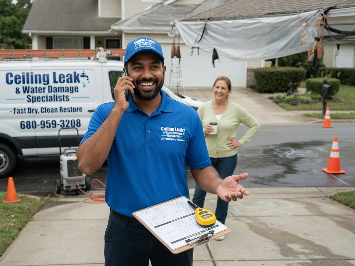 Ceiling Leak Cleanup Smoot, WY FAQs